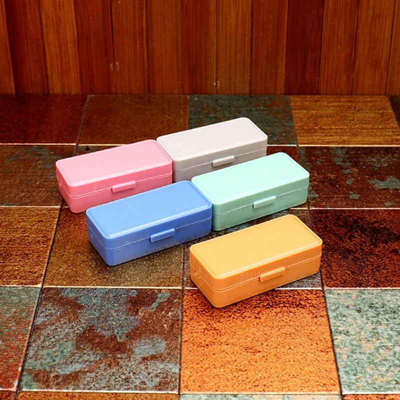 1 toy mini pencil case simulation scene pencil case model mini dollhouse double-layer pencil case