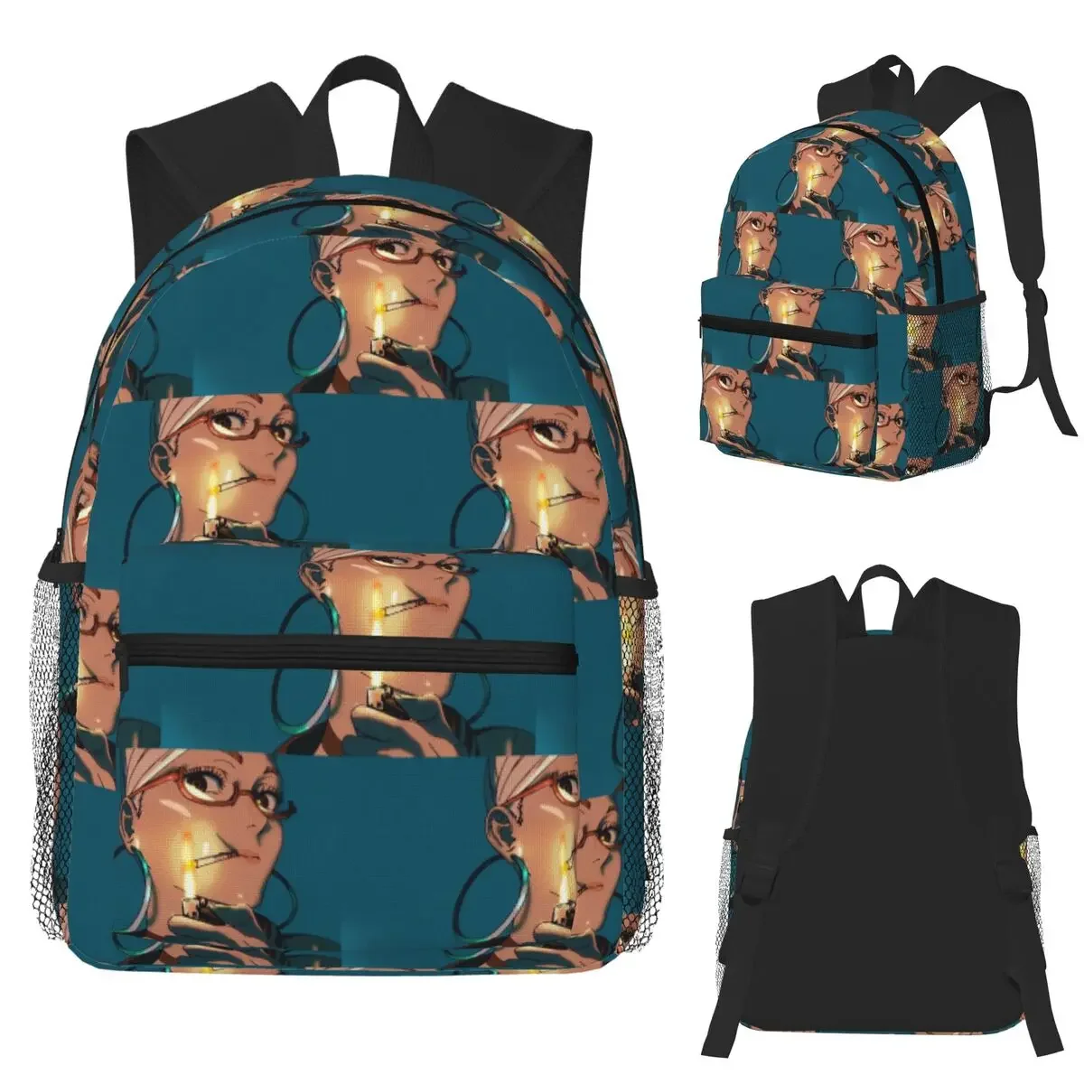 حقيبة ظهر Granny Seiko Daypack ذات سعة كبيرة للأولاد والبنات حقيبة كتب مدرسية حقائب كتف للرجال والنساء