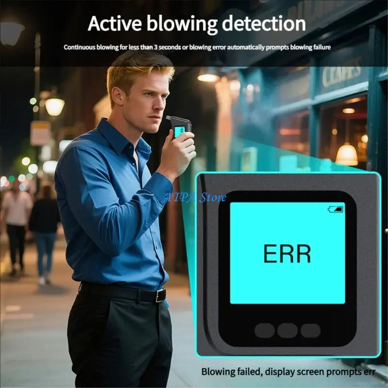 

U13C Digital Breath Alcohols Tester Breathalyzer LED Display Electronic Alcohols Test