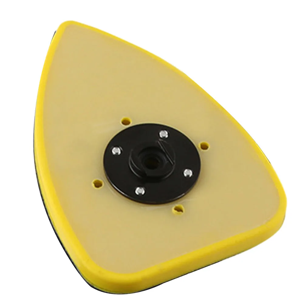 Triangle Backup Lixadeira, Backing Pad para Moagem, Polimento, Carros, Móveis, Turbinas Eólicas, Hardware, 90x130mm, 1Pc