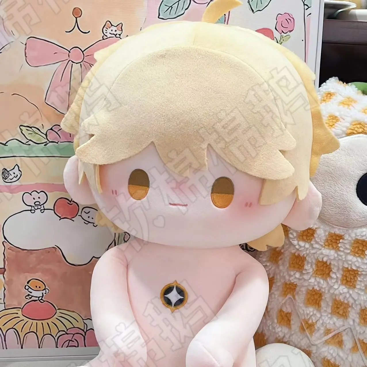 

Game Genshin Impact Kong Attribute Cosplay Cartoon Cotton Doll Plush Toys Sofa Bedroom Body Pillow Dress up Birthday Gift 40cm