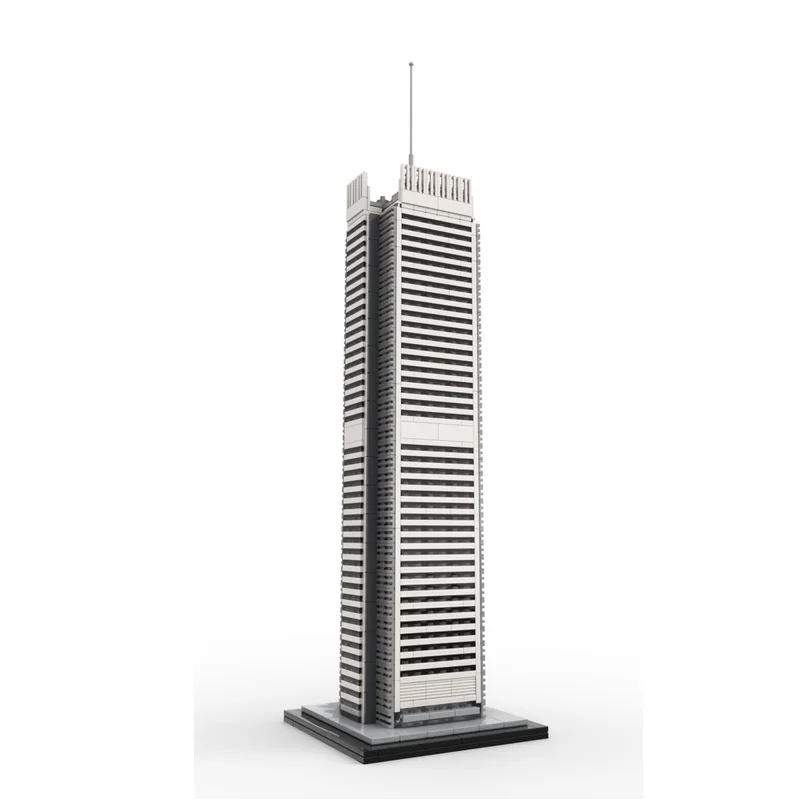 

Premium 1:800 Scale MOC Building Blocks Set - New York Times Tower Model, 1502 Pieces, Ideal Decorative Collectible, Perfect Hol