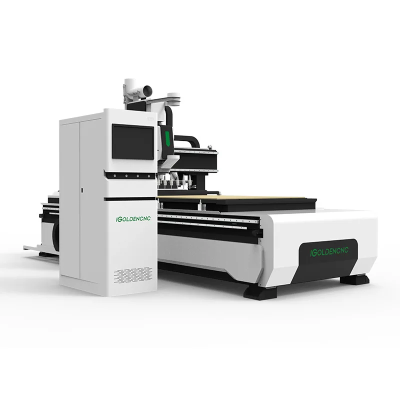 Kualitas tinggi Woodwork Nesting 1328 1631 2030 kayu PVC MDF pemotongan CNC Router Hine
