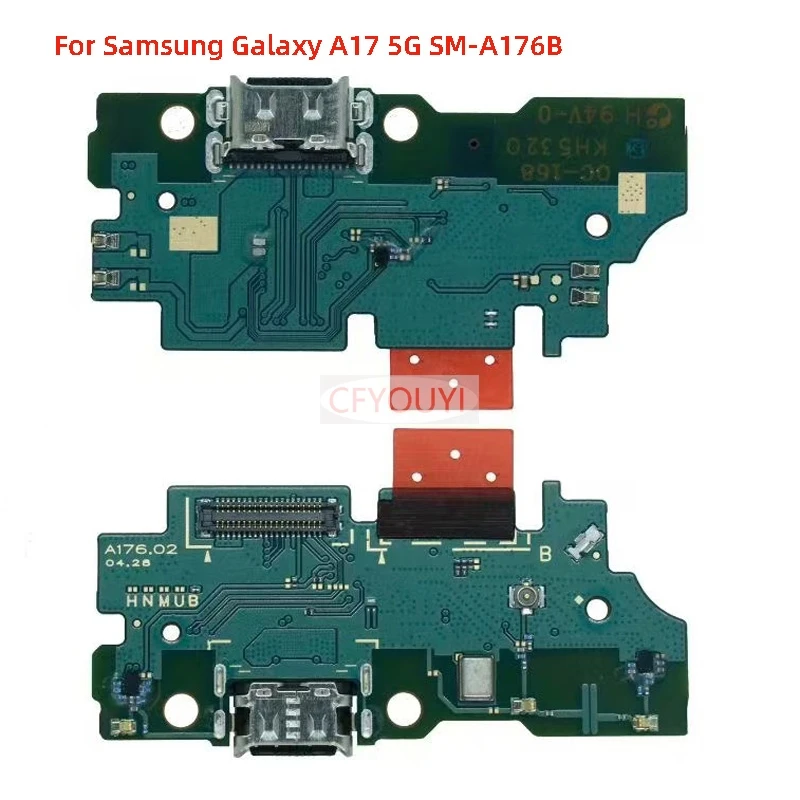 

USB Charging Connector Port Board Flex Cable For Samsung Galaxy A17 5G SM-A176B A176B / A17 4G A175F