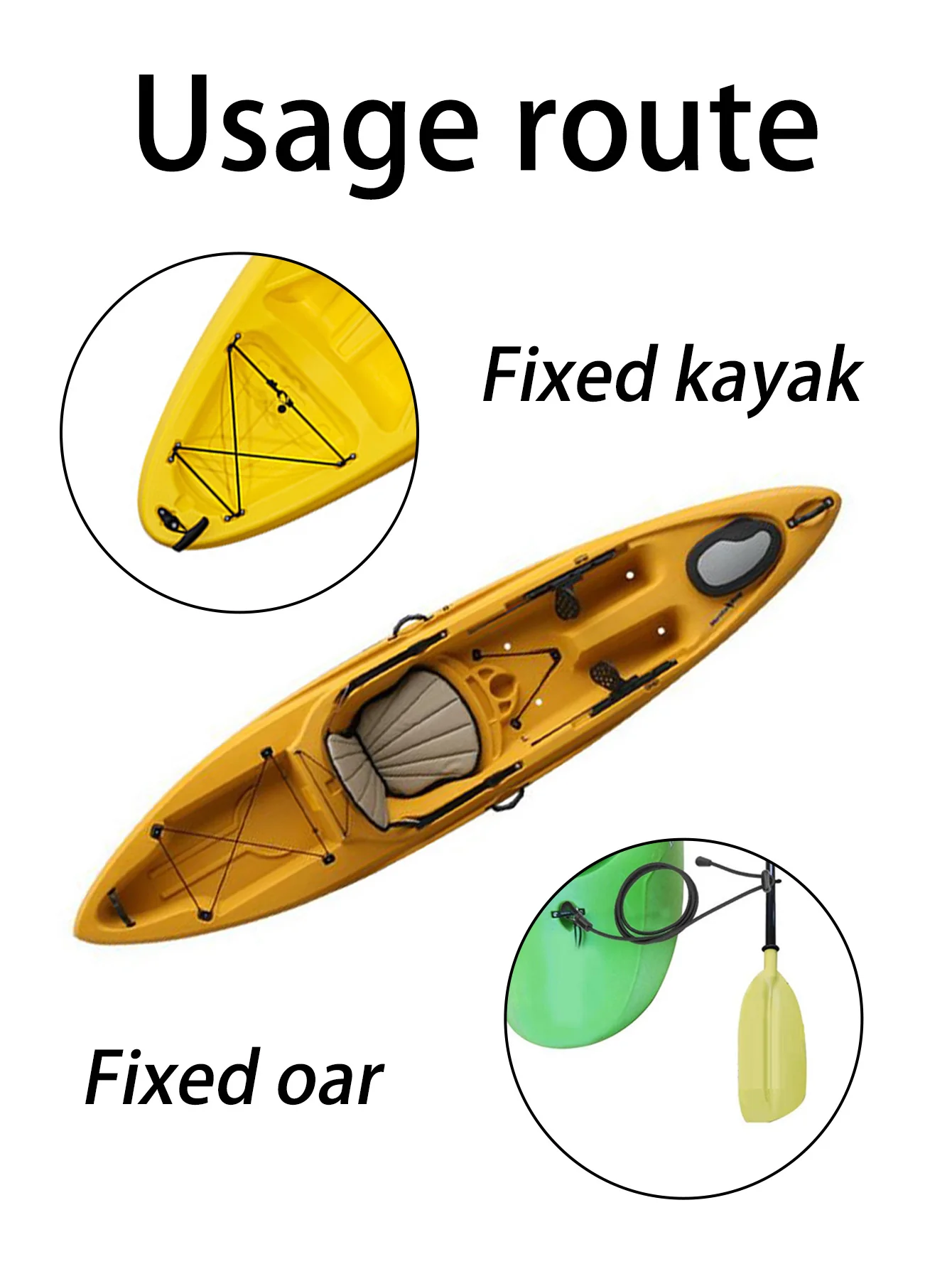 Accesorios para Kayak, cuerda antipérdida para remo, adecuada para cañas de pescar, cuerda para atar remo, cuerda elástica de fijación para tabla de surf, 2 uds.