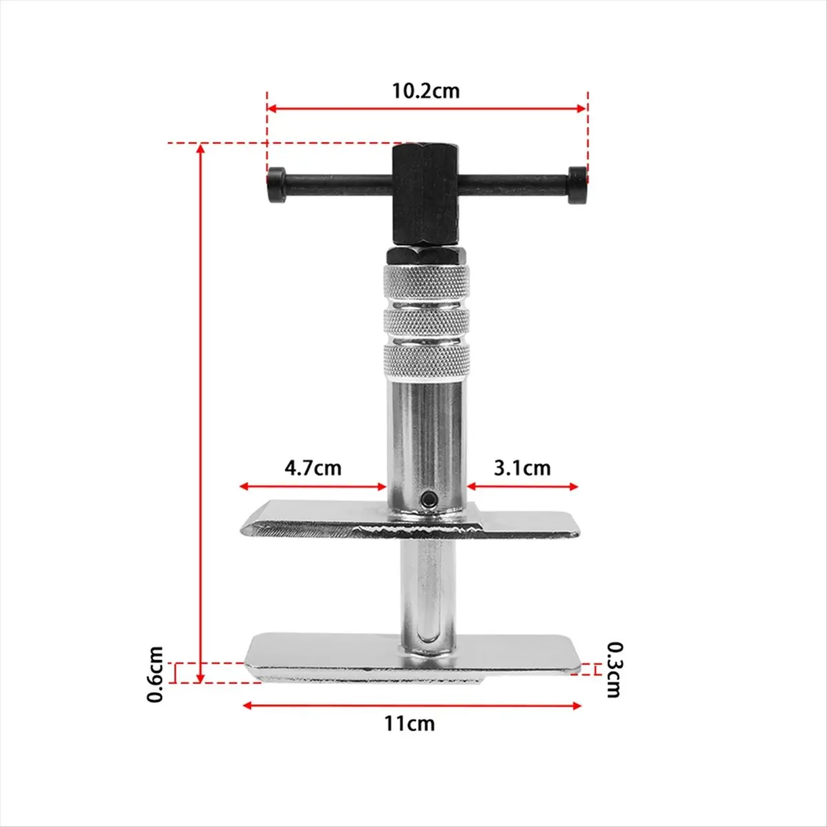 A23Z Heavy Duty Brake Caliper Compression Tool, Motorcycle Car Caliper Spreader, Piston Compressor & Brake Pad Tool Kit