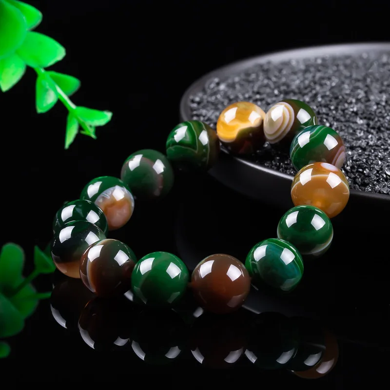 Jade and rain flower stone silk bracelets are exquisite, versatile everyday jewelry with a warm texture that enhances your elega