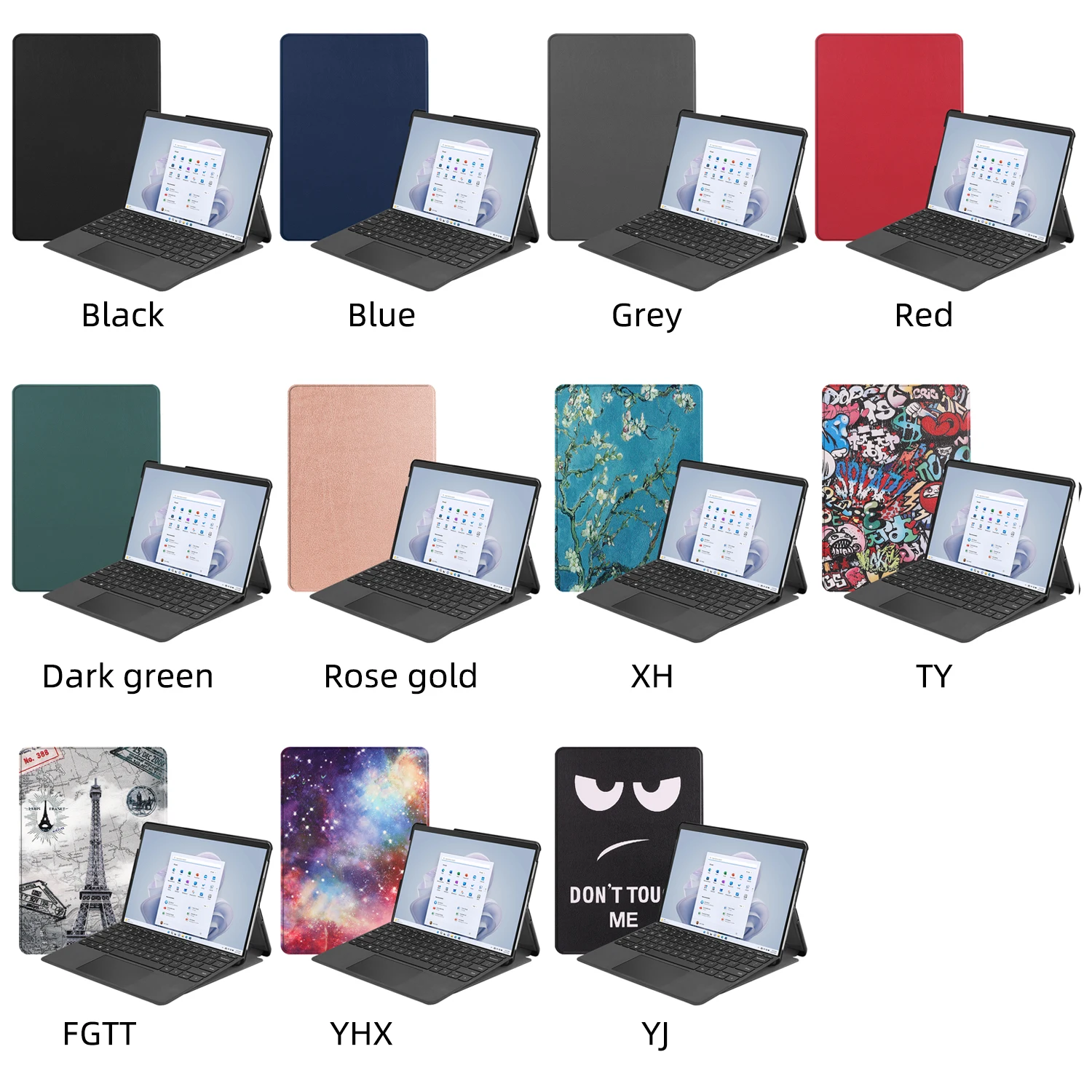 Voor Microsoft Surface Pro 10/9 Case 2024 13 inch Smart Soft Leather Cover Voor Microsoft Surface Pro 8 Shell