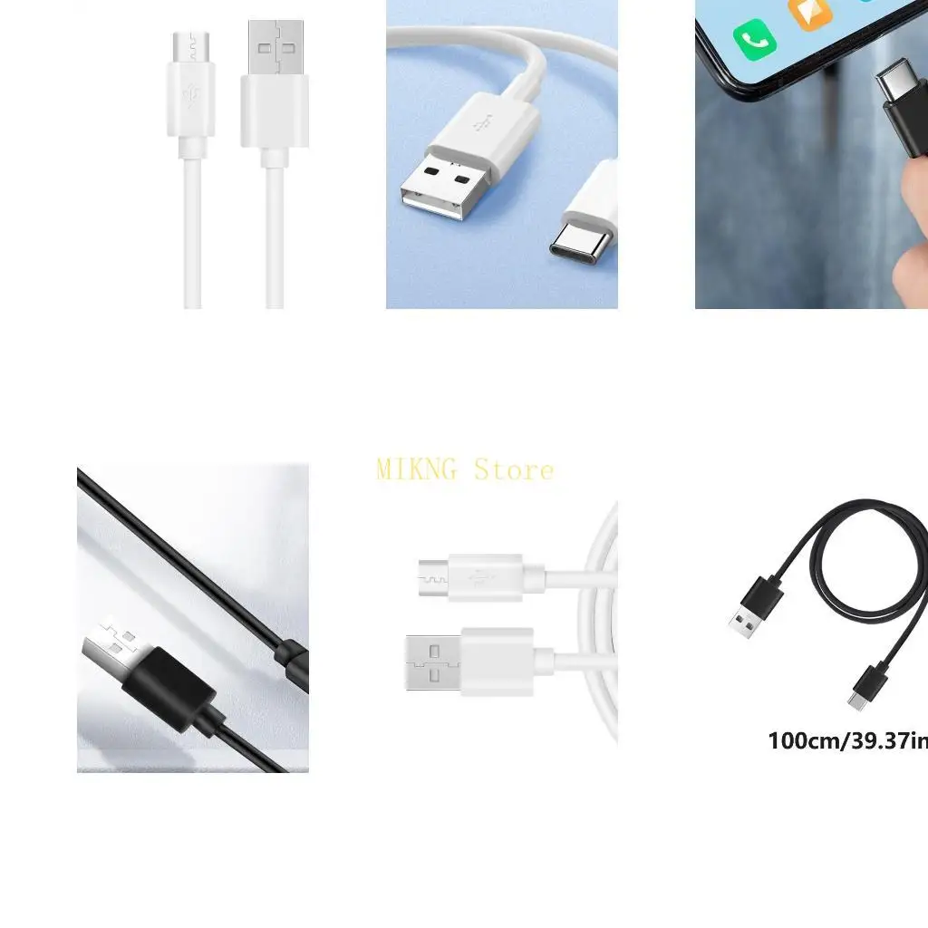 USB to USB C Cable Type C to USB Cable Fast Charging Cable for S24 S23 S22 S20 best sale