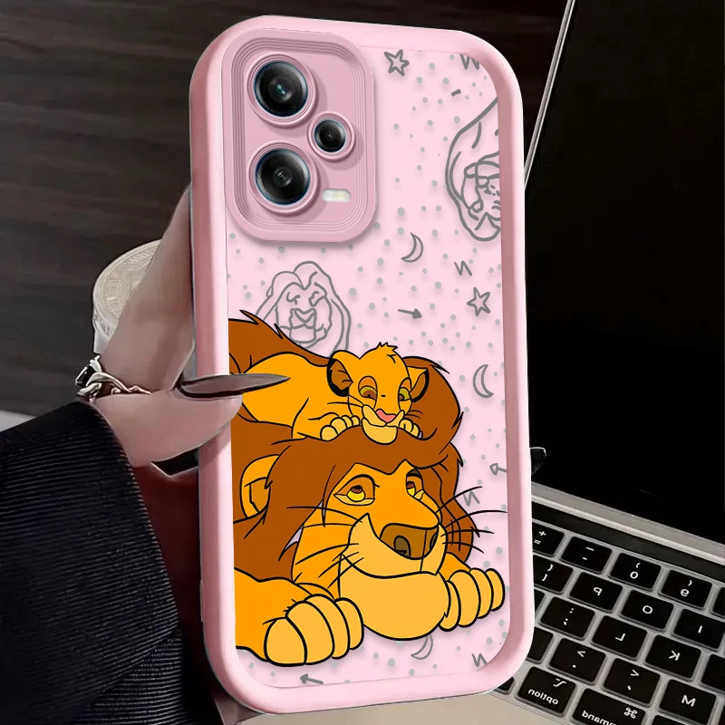Disney The Lion King Cartoon Case for Xiaomi Redmi Note 12 11 13 Pro Plus 4G 5G 10S 11S 9S 12S 10 9 Redmi 12C 14C 13C A3 12 Capa