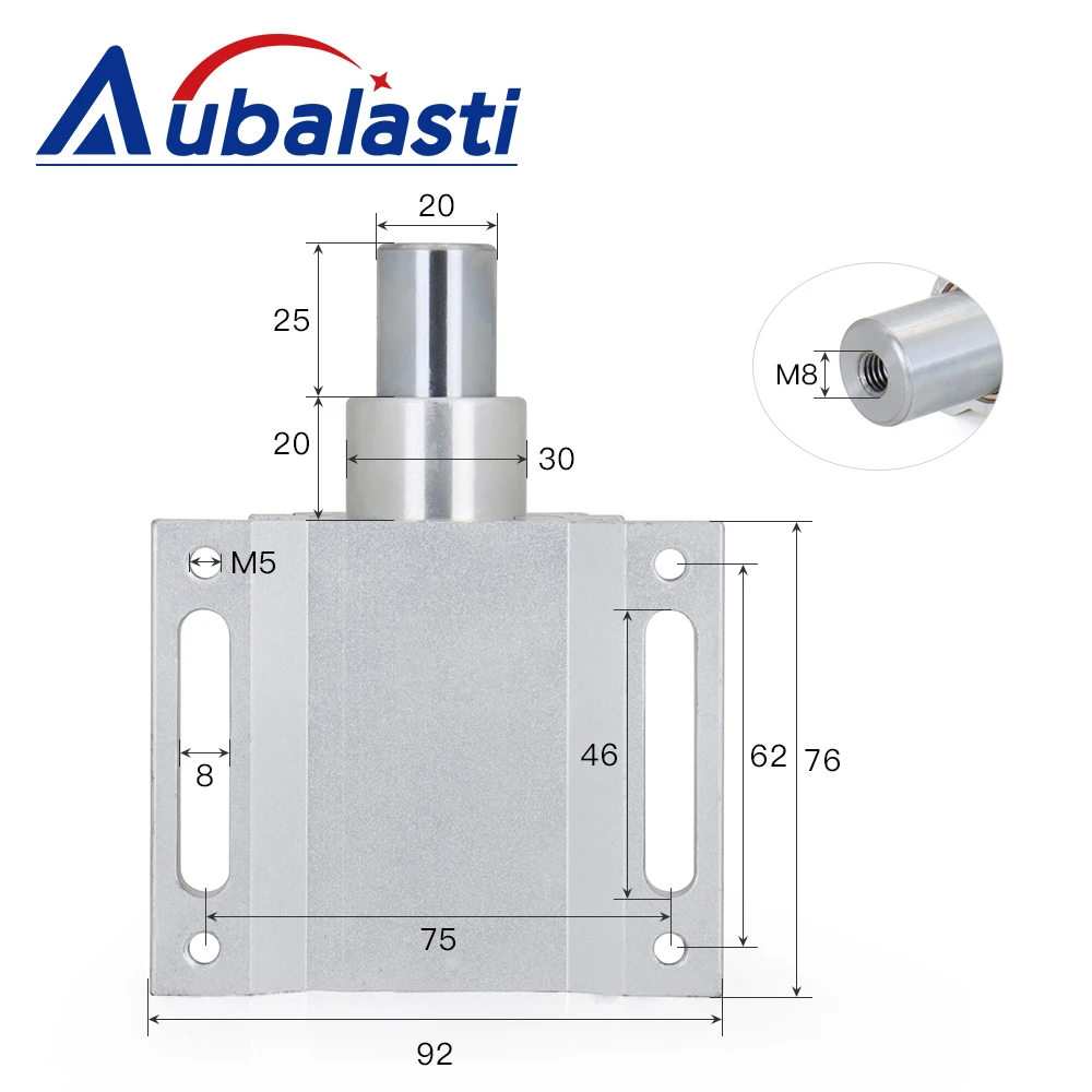 Aubalasti Pneumatic Components Seated Cylinder Compressed Air Positioning Cylinder MAL Series Miniature Stroke 30mm