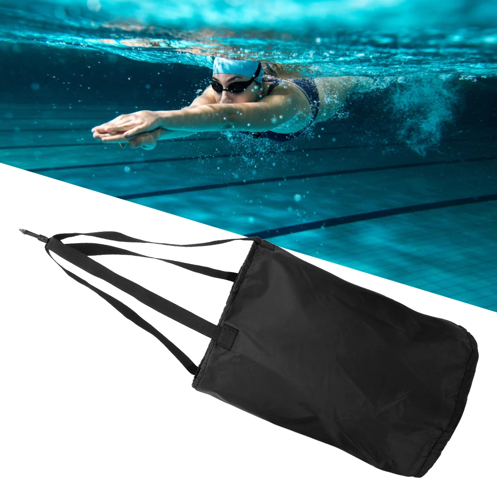 Oxford Cloth Adjustable Swimming Resistance Training Water Bag Strength Exerciser Drag Parachute For Adults Children