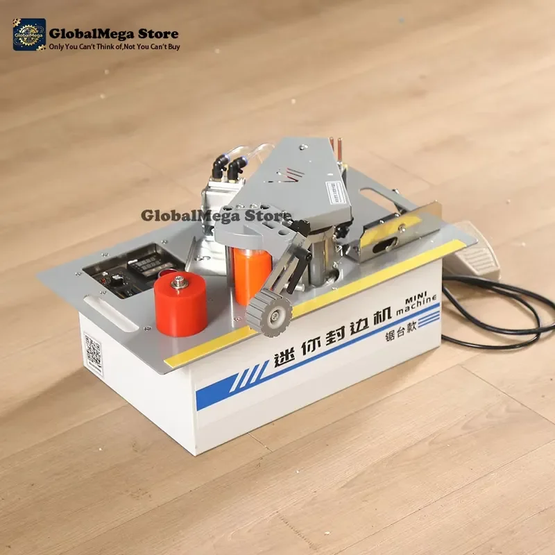 2026 Latest Mini Portable Edge Banding Machine for Woodworking Curve Auto Feeding Small CNC Wood Band Sealer Tool