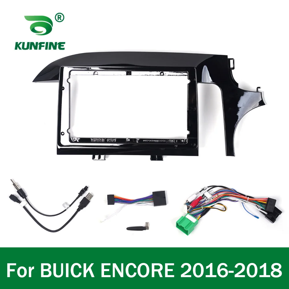 Car GPS Navigation Stereo For BUICK ENCORE 2016-2018 Radio Fascias Panel Frame Fit 2Din 9 inch In Dash headunit screen