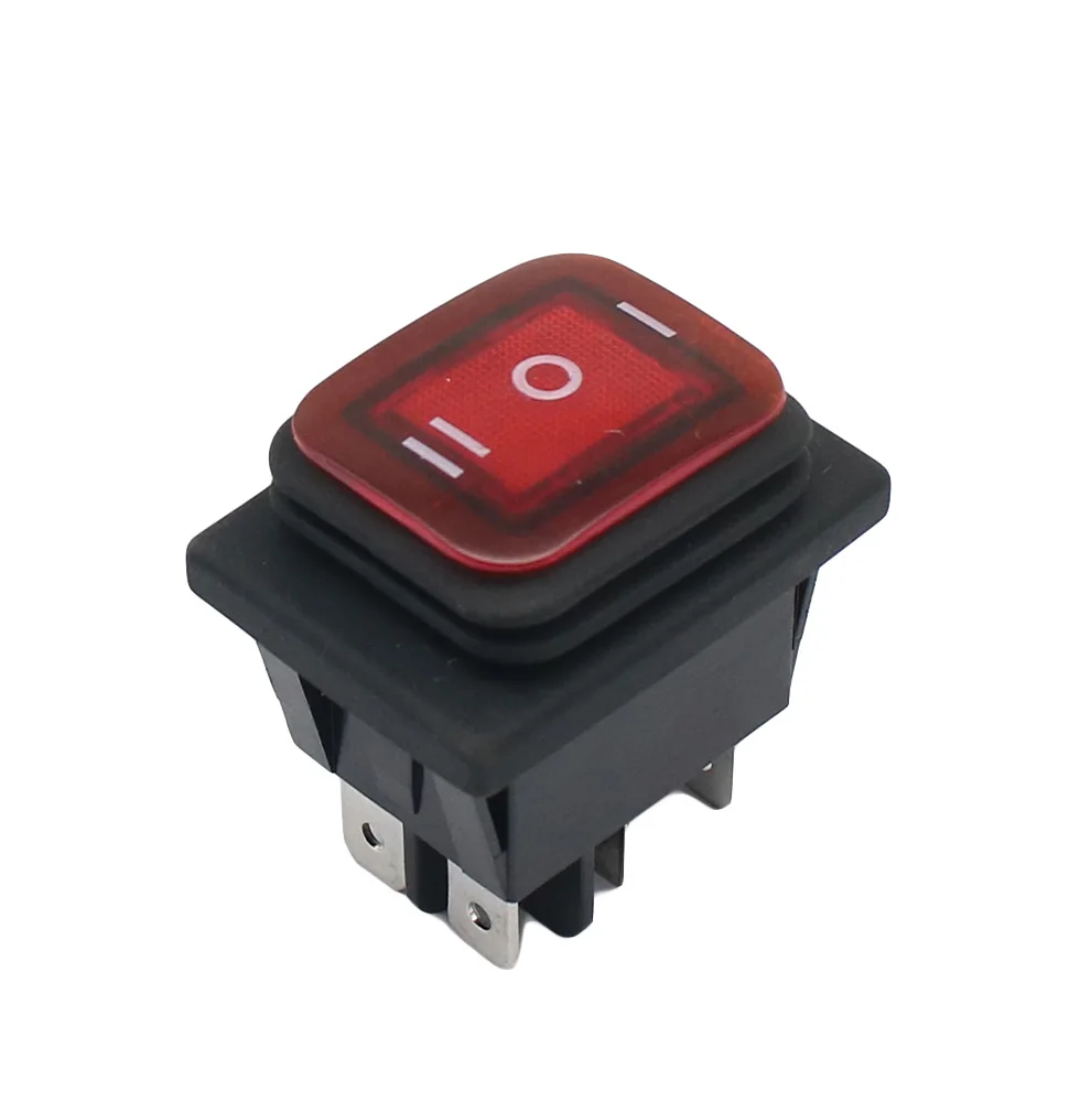 KCD4 Waterproof Switch Rocker Switch Power Switch 2 position/ 3 position 4/6 Pins  self-locking 16A 250VAC/ 20A 125VAC