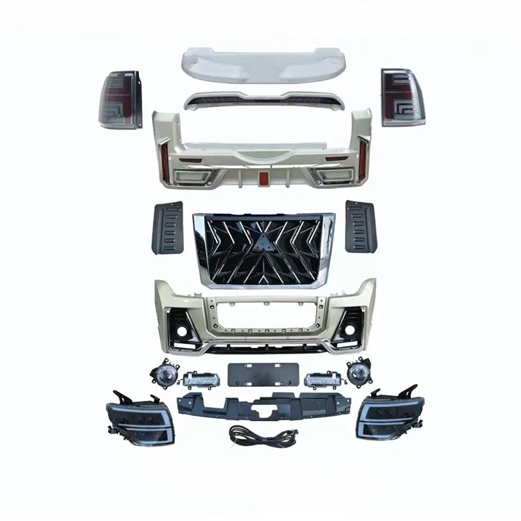 New Style Shengyuan Modify Front Bumper Rear Bumper Body Kit For Mitsubishi Pajero Body Kit V97 V93 V98