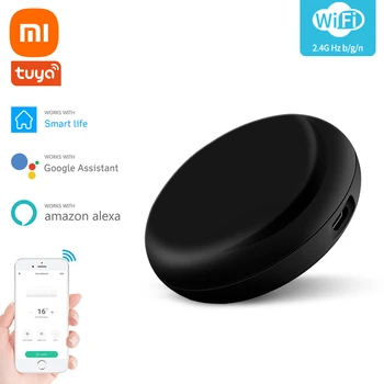 Xiaomi tuya wifi ir שלט רחוק אלחוטי חכם אוניברסלי אינפרא אדום שליטה בבית טלוויזיה באמצעות חכם יישום החיים אלכס הבית