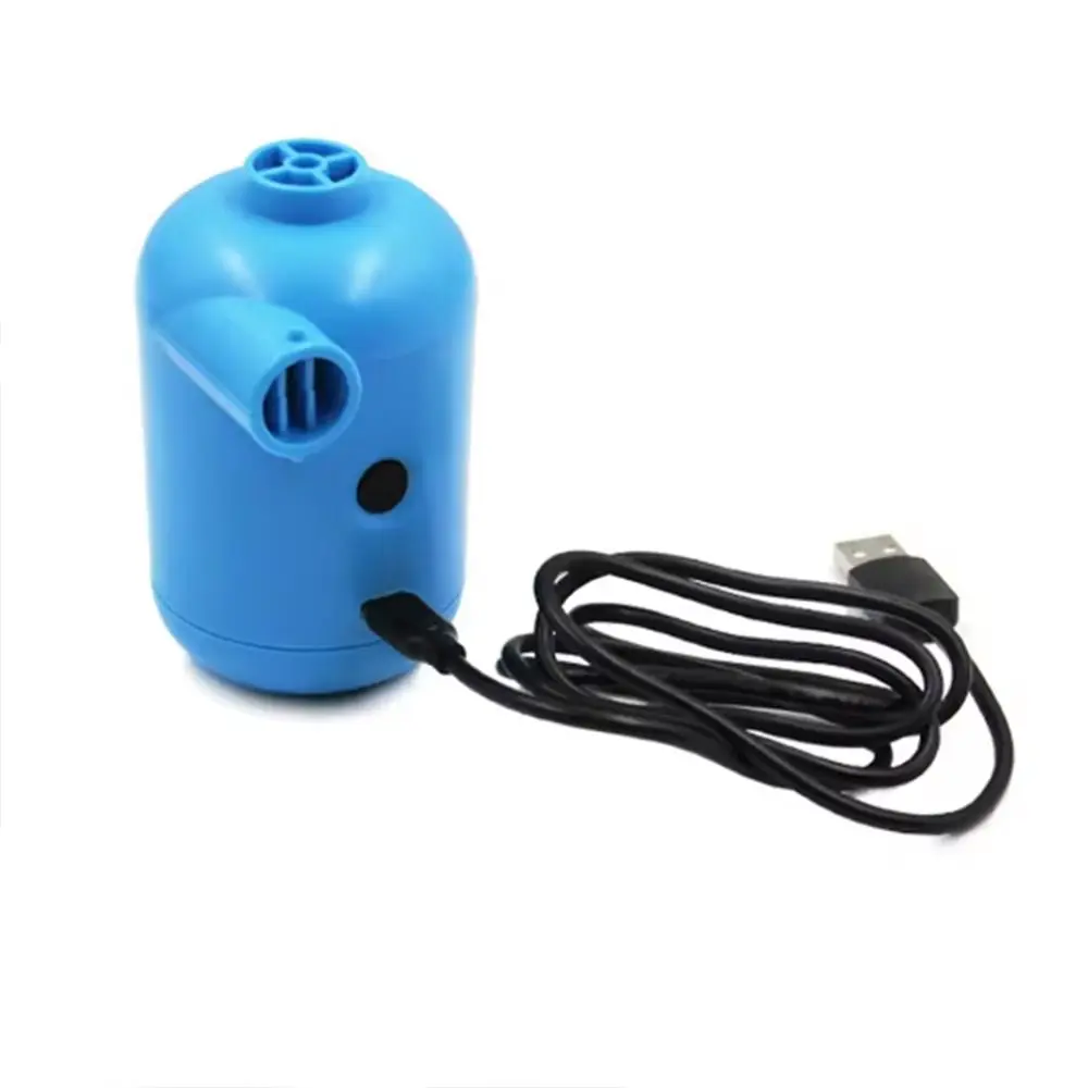 Quick-Fill Durable Mini Air Pump Inflatable Tent DC 5V Electric Air Pump USB Charging with 4 Connectors Air Inflatable Pump