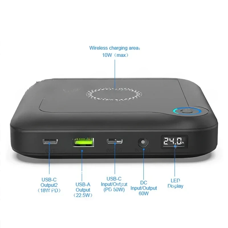 24V Mobile Battery for Sleep Apnea Machine Travelling Portable CPAP Power Bank Pack