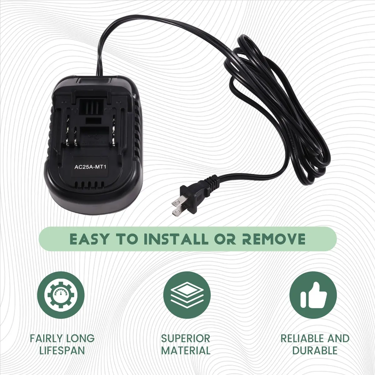 

(A15I) Преобразователь AC 110V в DC 18V для беспроводных инструментов Makita 18V LXT, адаптер-трансформатор AC 110V в DC 18V, вилка стандарта США