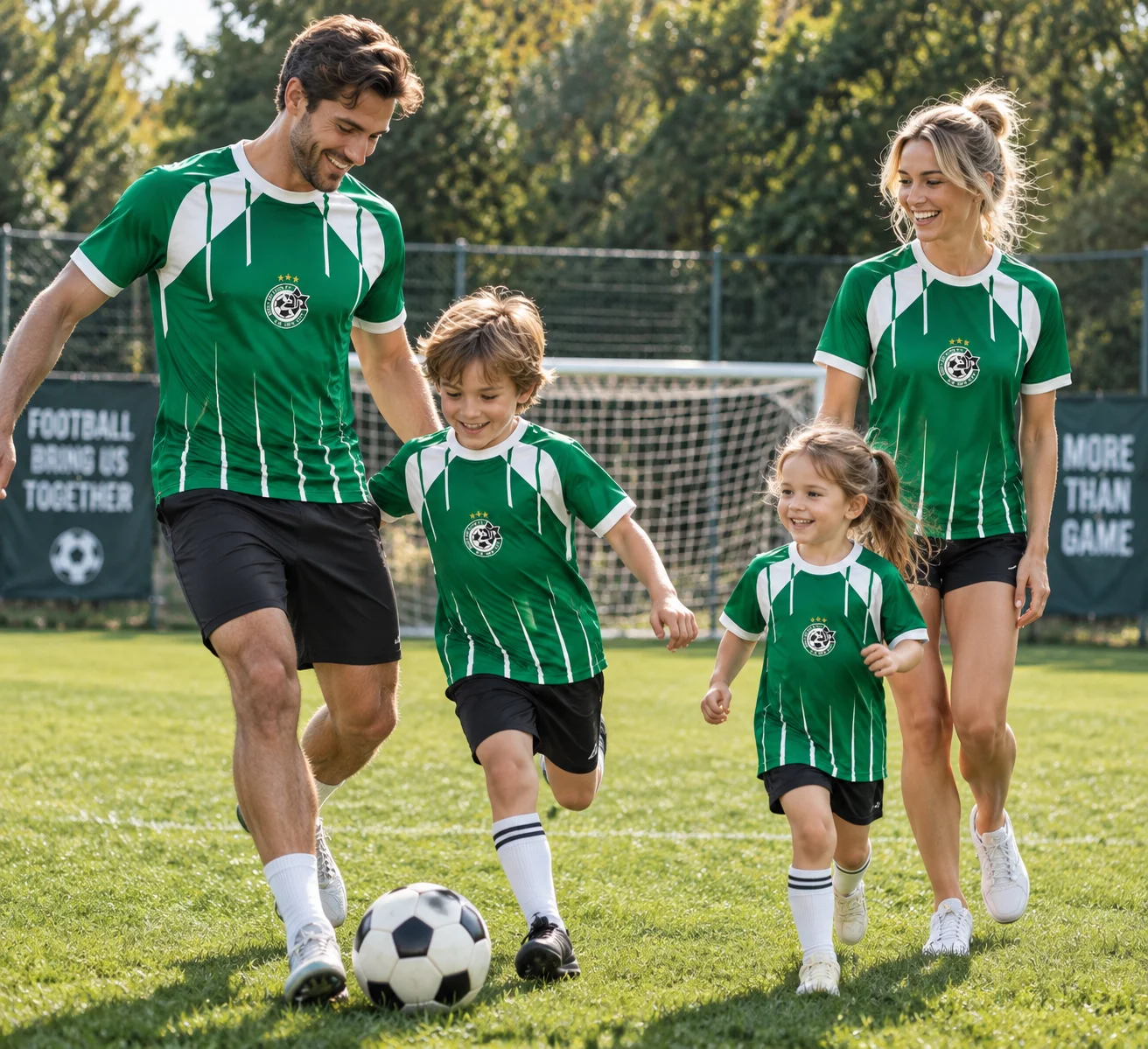 2026 Fashion Modern Trend Football‑Style Jersey Adult Kids Athleisure Summer Breathable Unisex T‑shirt Tops
