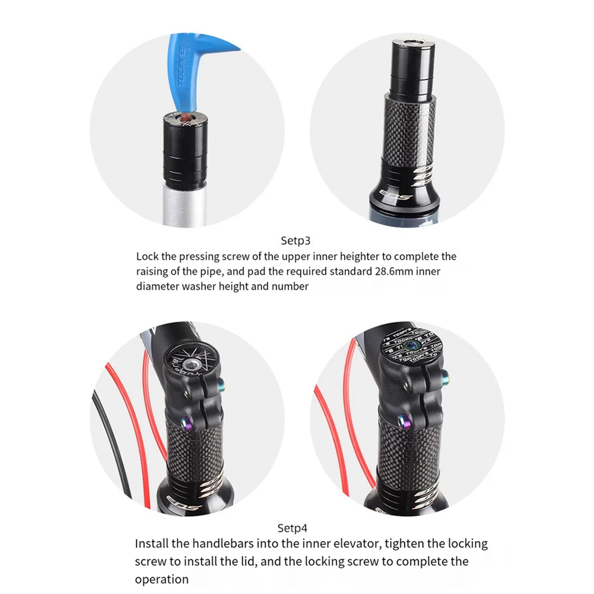 【Livraison Rapide】 Rehausseur de guidon de vélo