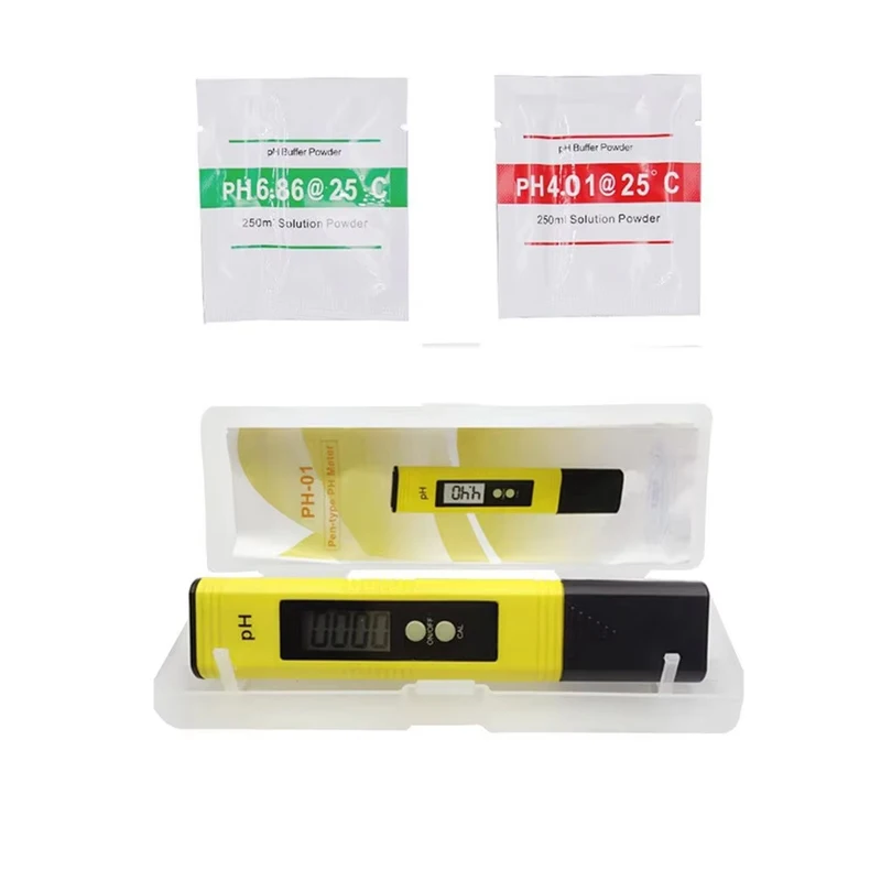 Digital LCD PH Meter Pen of Tester Accuracy 0.1 Aquarium Pool Water Wine Urine Automatic Calibration