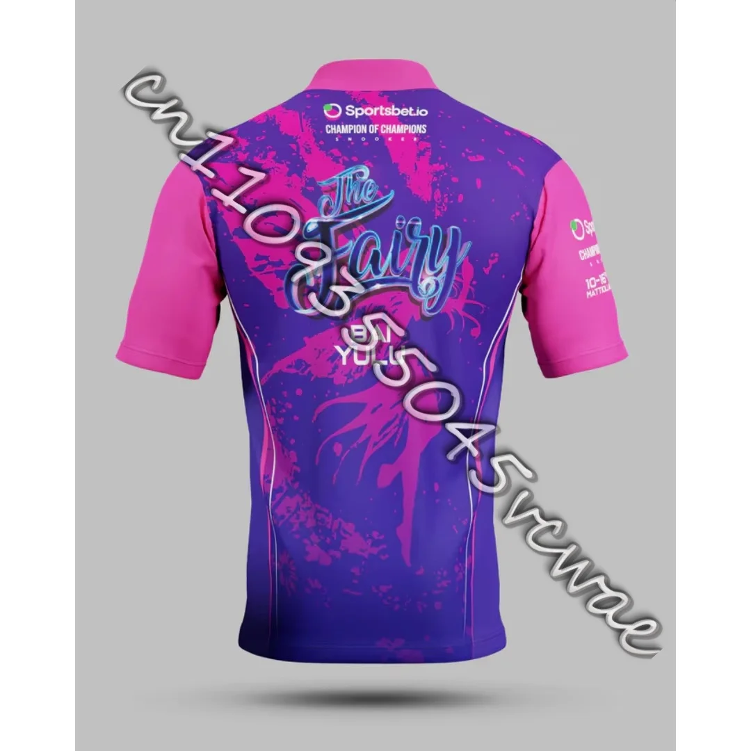 

Футболки для игры в снукер The Fairy - Bai Yulu, быстросохнущие спортивные футболки для бильярда, осенние мужские футболки, детские футболки, одежда MOTO