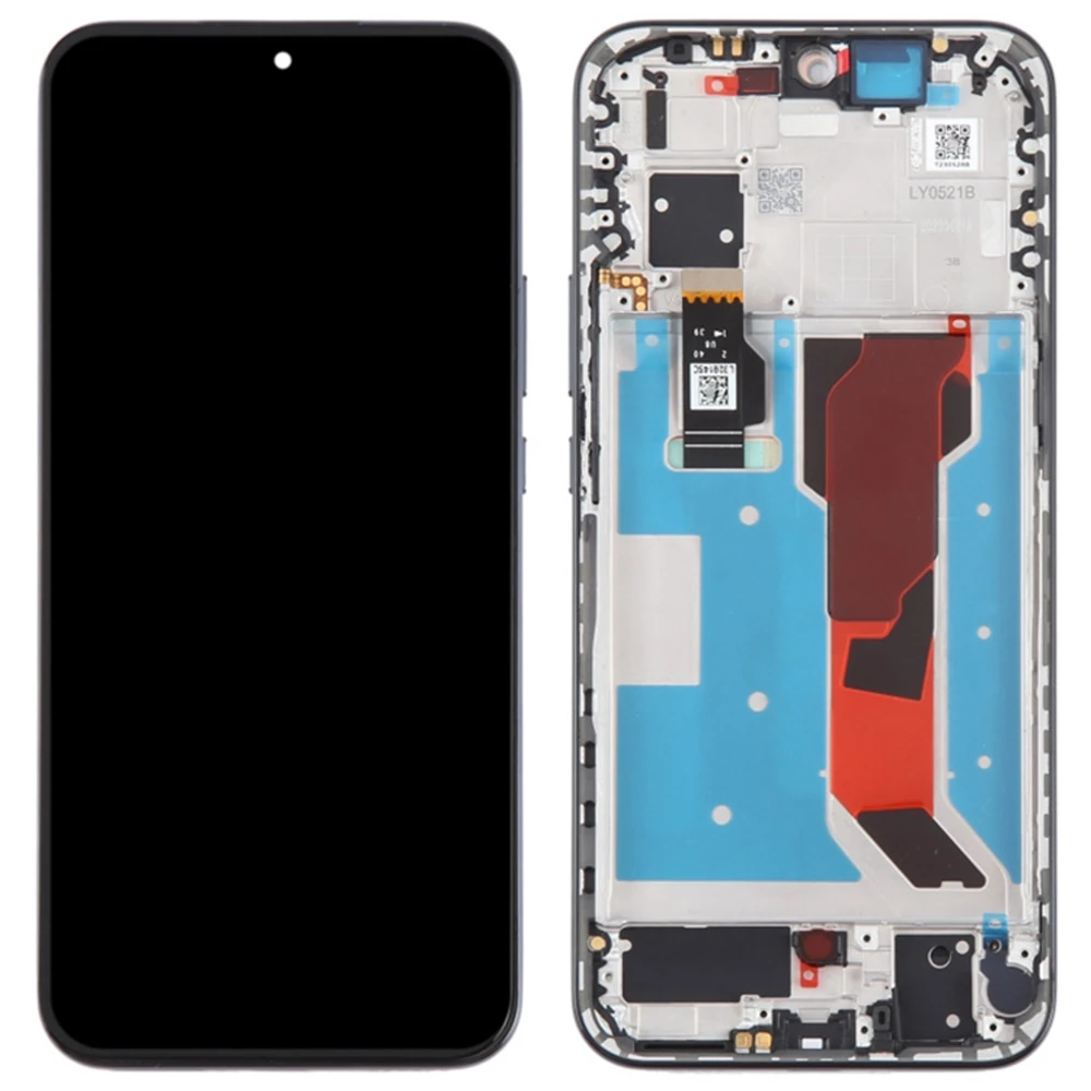 For Huawei nova 11 OEM Grade S LCD Screen and Digitizer Assembly + Frame (Without Logo) - Black