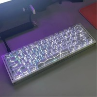 XVX Metallic Butterfly Theme Keycaps Set OEM Profile Light-transmitting Custom Original Handmade Keycaps for Mechanical Keyboard