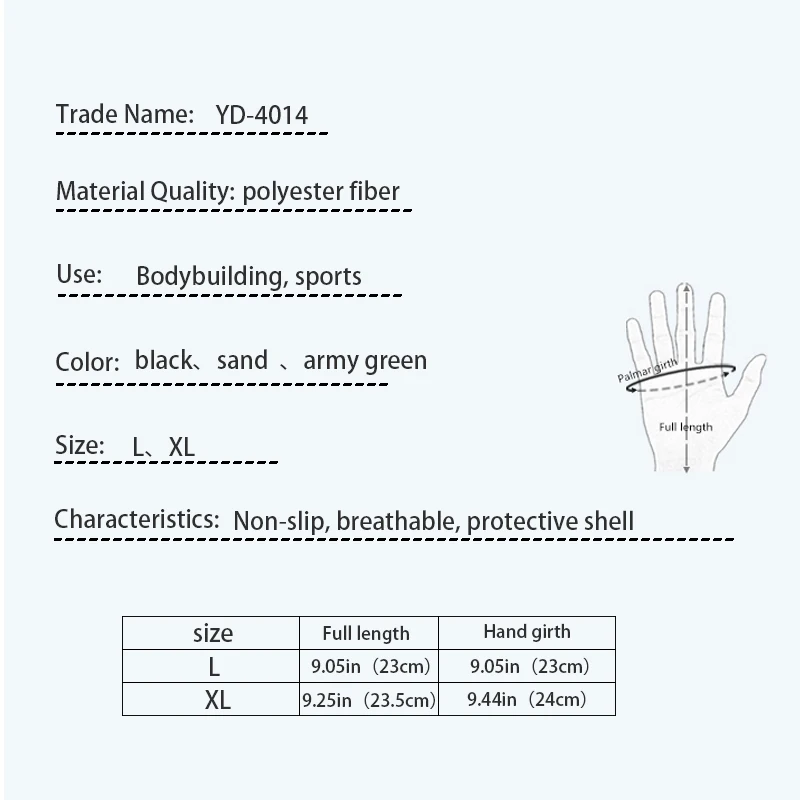 Men's half finger tactical gloves, suitable for hiking, sports, outdoor training, fitness, breathable, anti slip, cycling image 6