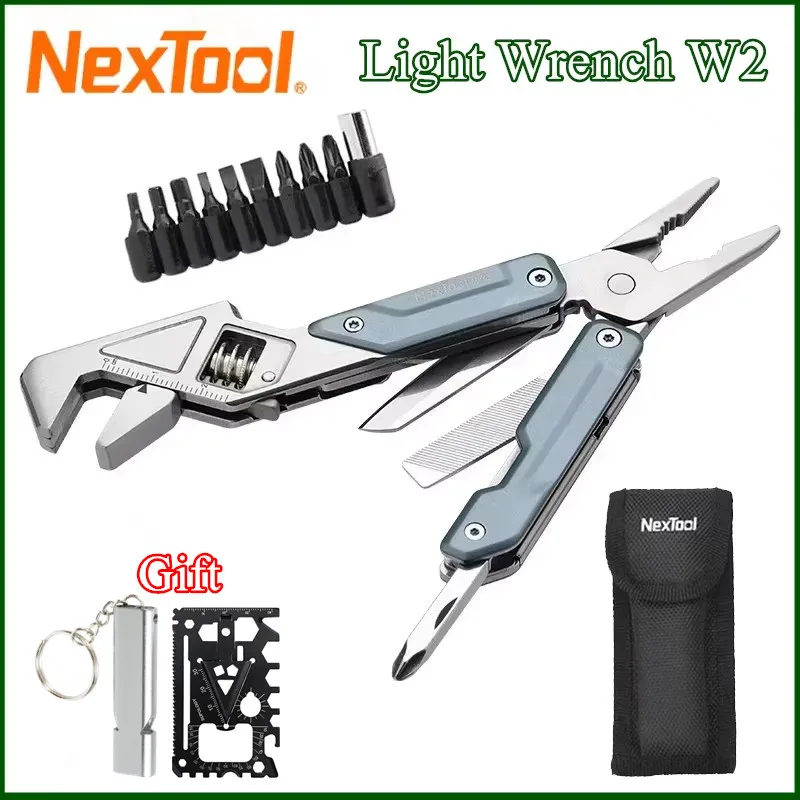 

NexTool W2 Multi Tool Foloding Pliers Adjustable Multi-functional Spanner Screwdriver Outdoor Camping EDC Tools