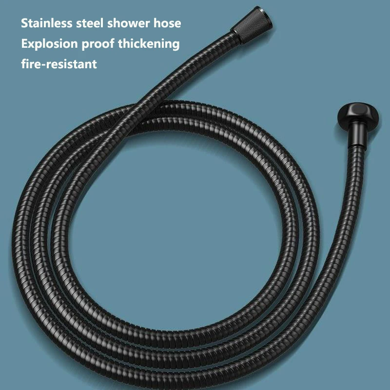 6-Modes Ajustable High-pressure Shower Head One-key Stop Water-saving Hand-held Shower Head with Hose Bracket Accessories