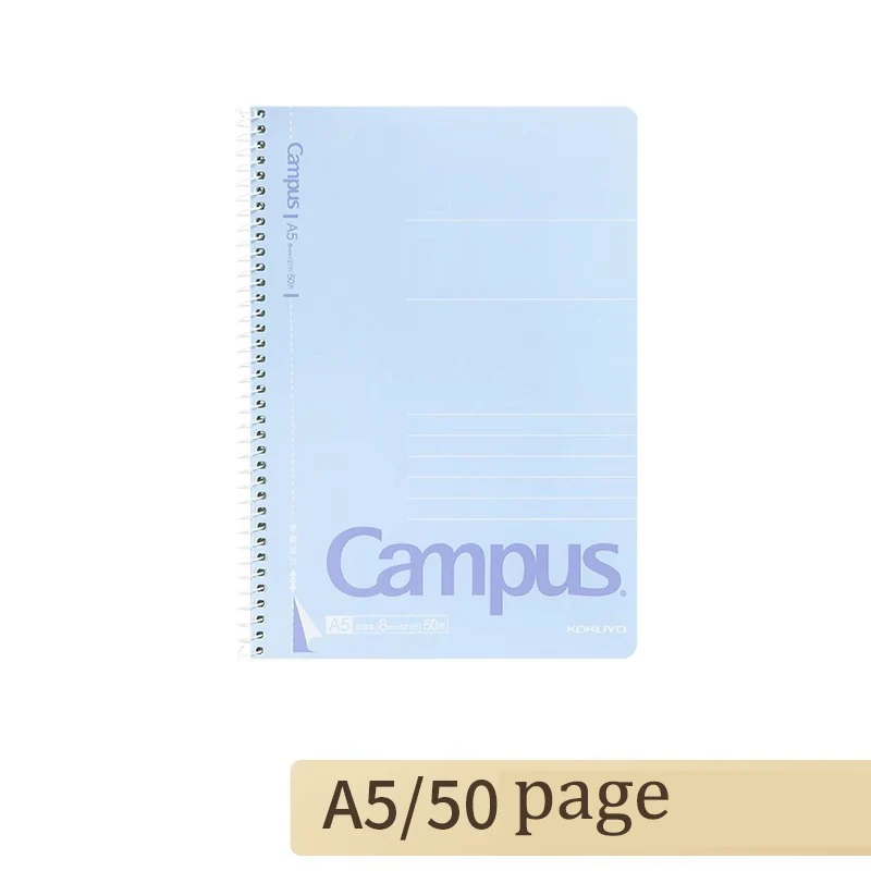 Imagem -06 - Japonês Kokuyo Notebook Campus Clássico Lado Espiral Flip Coil Diário do Estudante Rasgo Fácil Linha de Ponto Alta Aparência a5 b5