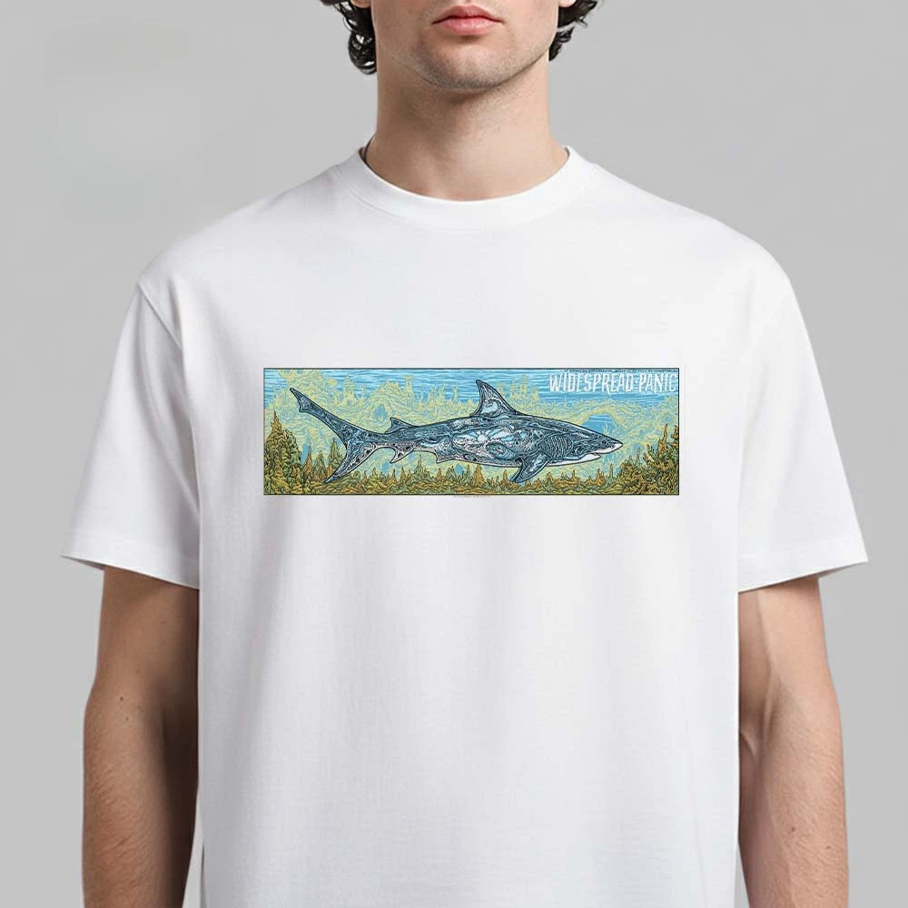 Top Widespread Panic Cotton Band Shirt Unisex Summer Short Sleeve Fashion Brand Tee Luxury Casual Vintage T-shirt
