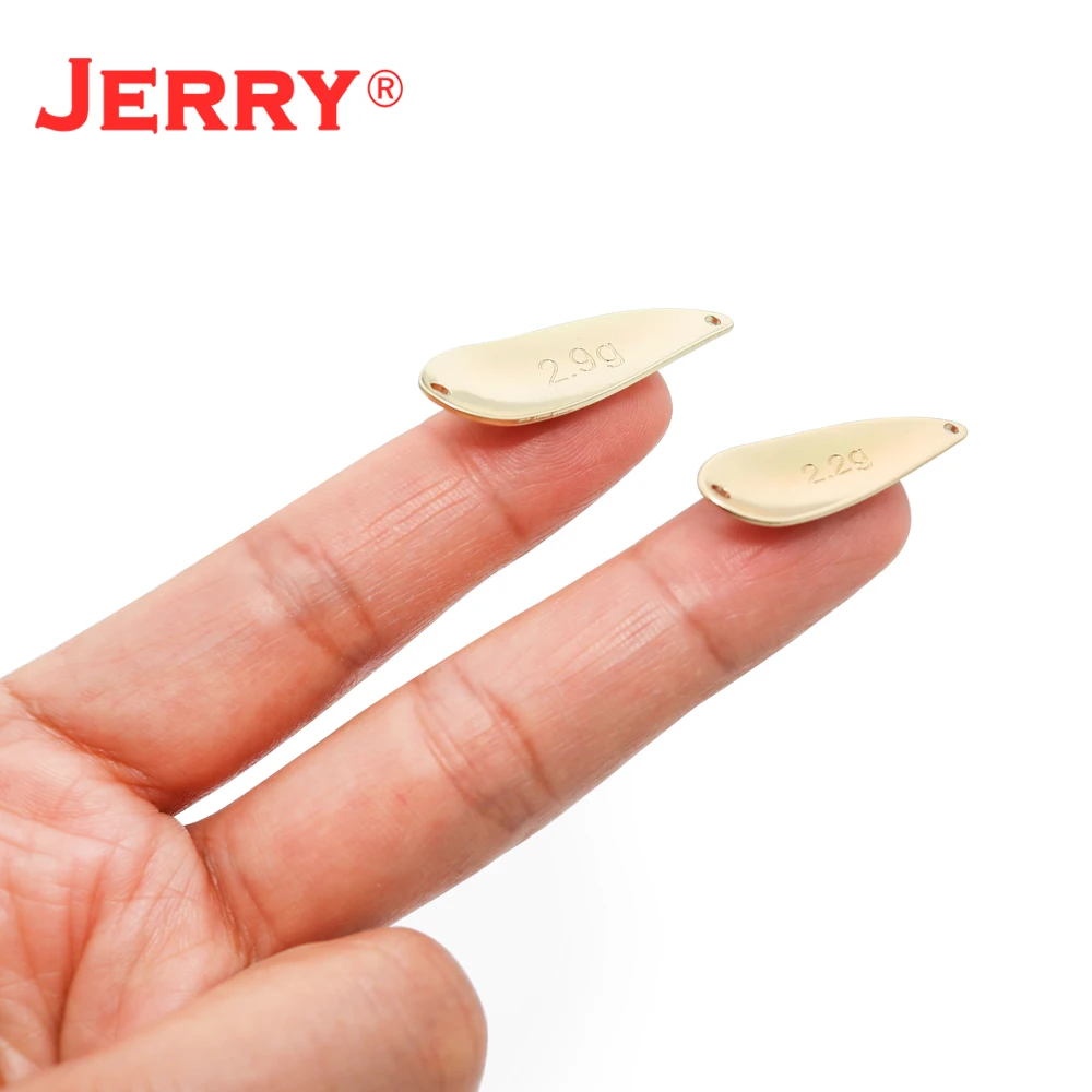 Jerry Aries 1.4g 1.9g 2.6g 3.4g 4.6g Micro Unpainted Blank Fishing Spoons Casting Metal Hard Bait Lake Area Trout Spoon Lures