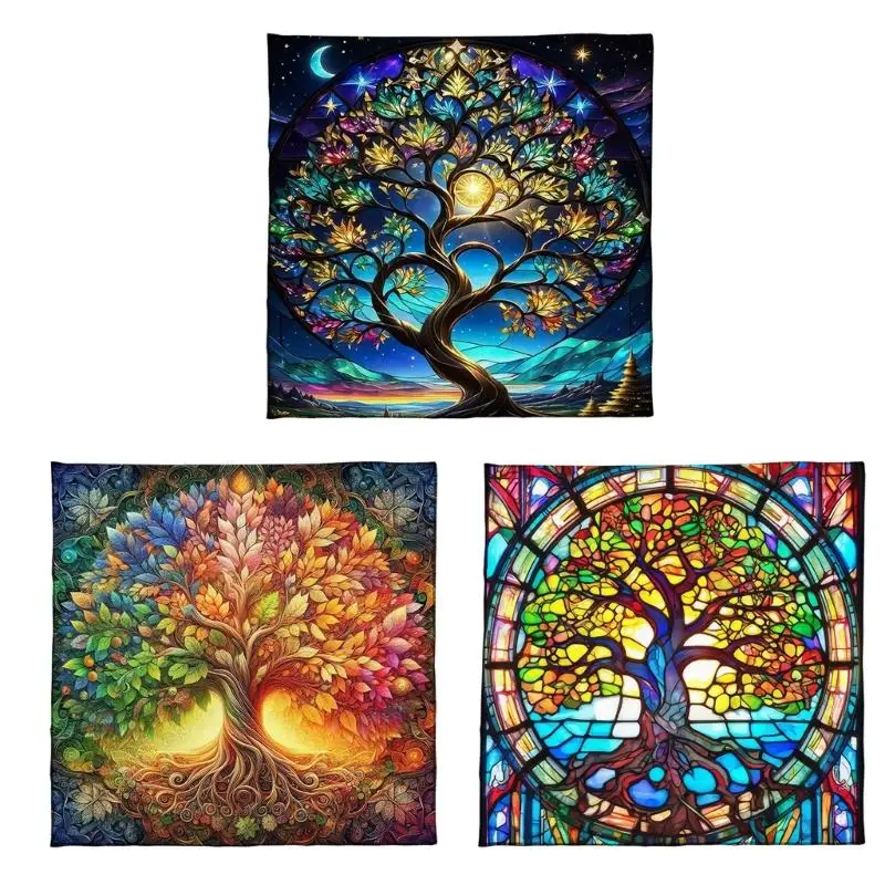 

652F Multifunctional Tarots Card Table Cover Square Decorations Tarots Tablecloth Witchcraft Divination Altar Table Cloth