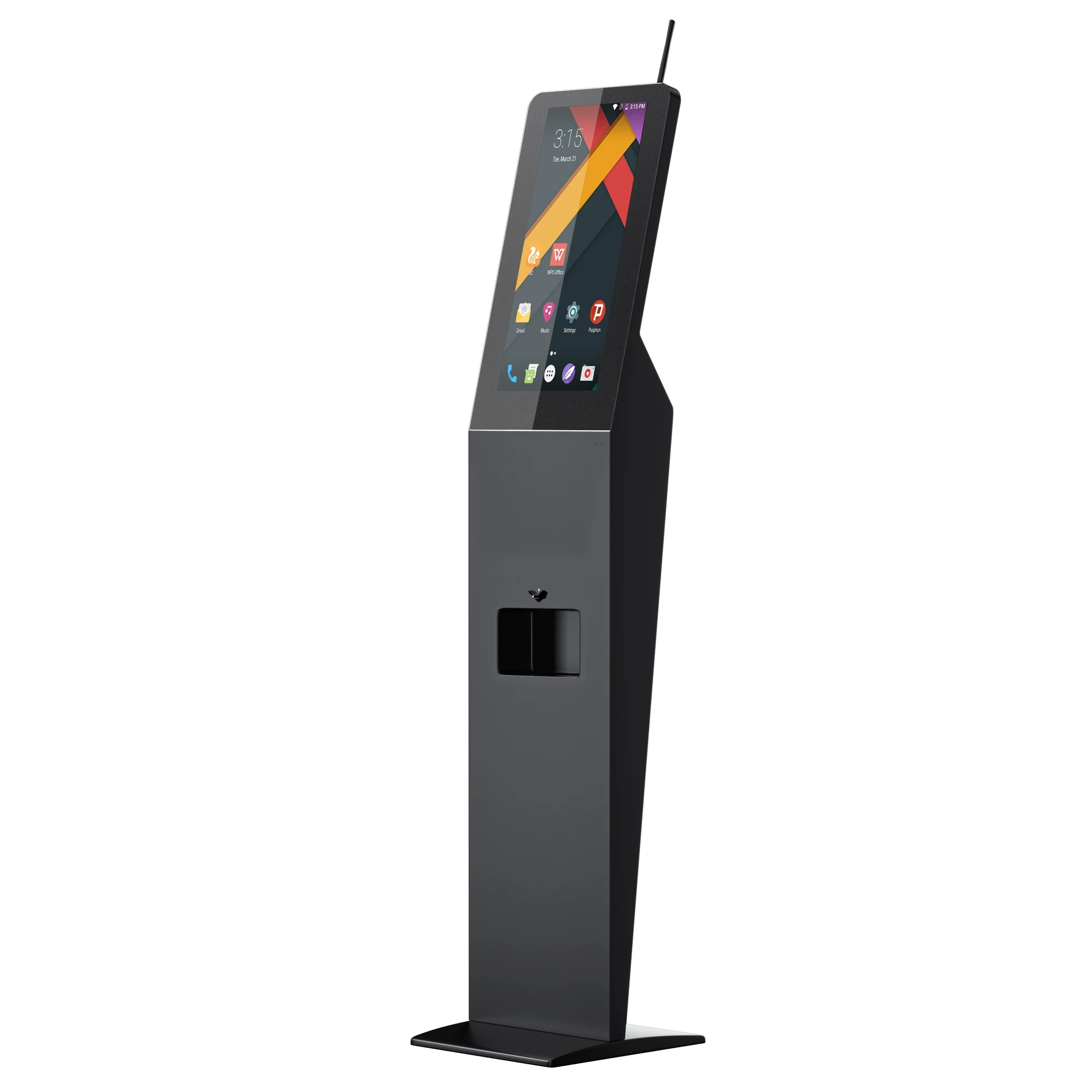 Reproductor multimedia de señalización digital con pantalla táctil, kiosco publicitario, kiosco publicitario de desinfectante de manos