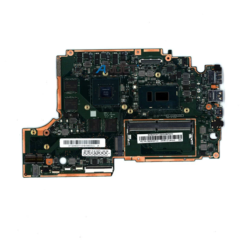 For Lenovo Ideapad 330S-15IKB Laptop Motherboard GTX1050 I5-8250U 4G Mainboard FRU 5B20R34713 Accessories 100% Tested