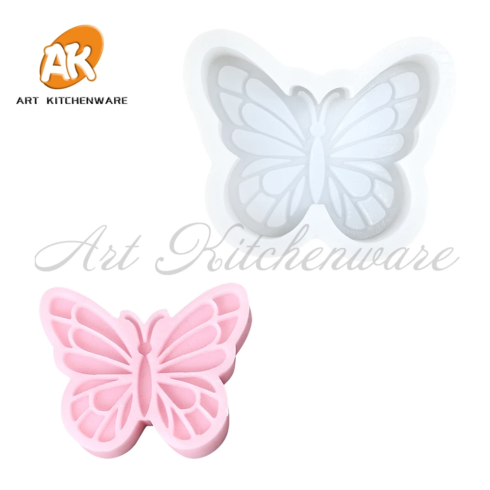 3D Butterfly Silicone Fondant Mold Cake Decorating Silicone  Soap Moulds Chocolate Cupcake Cookies Decorations Bakeware