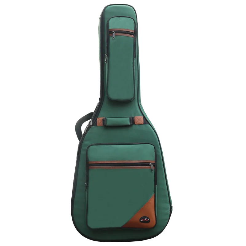 Acousic Guitar Gig Bag 42inch Guitar Bag Green Guitar Case Double Shoulder Guitar Bag Brown Color Black Guitar Box 42inch Cover