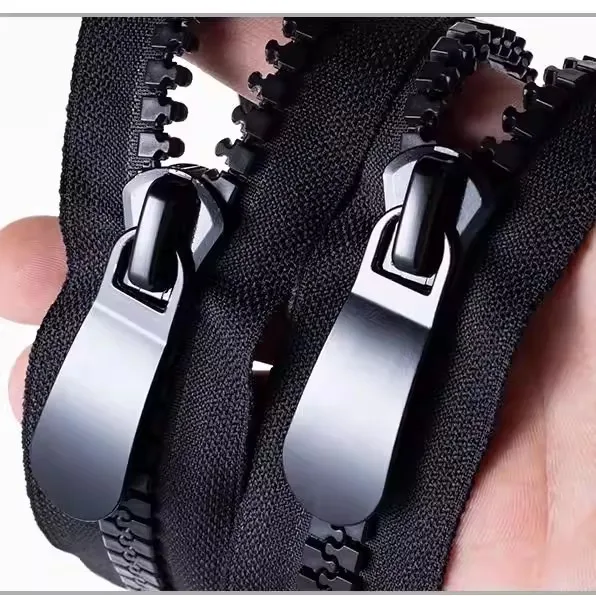 

1Pc 20# Resin Zipper Extra Large Separable Zippers for Sewing Jacket Tent Repair Zip 70-150cm Single/Double Slider Long Zips
