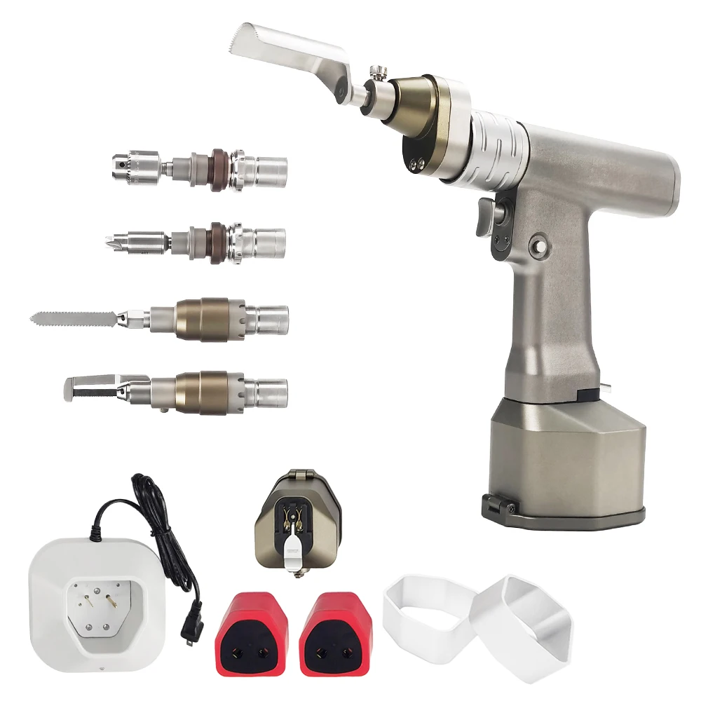 Système de perceuse-scie multifonctionnel pour chirurgie orthopédique, perceuse électrique, scie à os, instruments orthopédiques vétérinaires pour animaux de compagnie, instruments médicaux