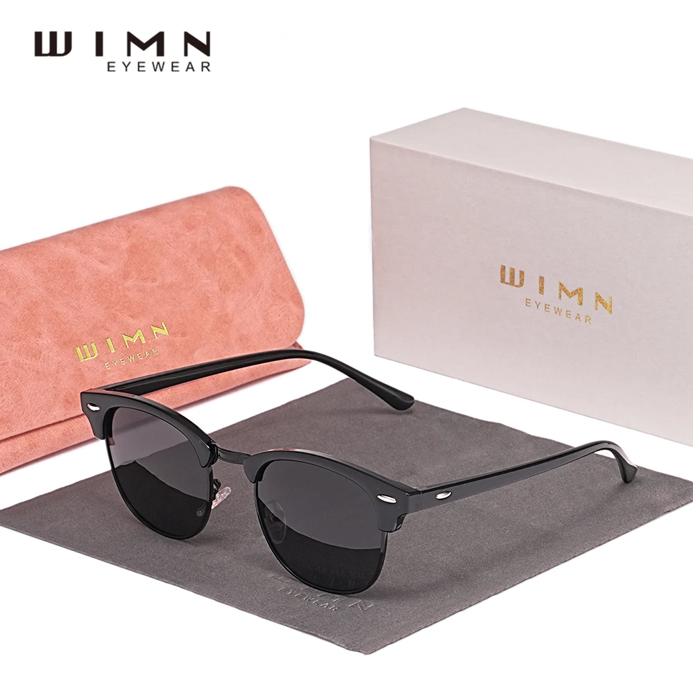 

WIMN Classic Sunglasses Fashion Alloy Polarized UV400 Glasses For Women Men Casual Driving Eyewear