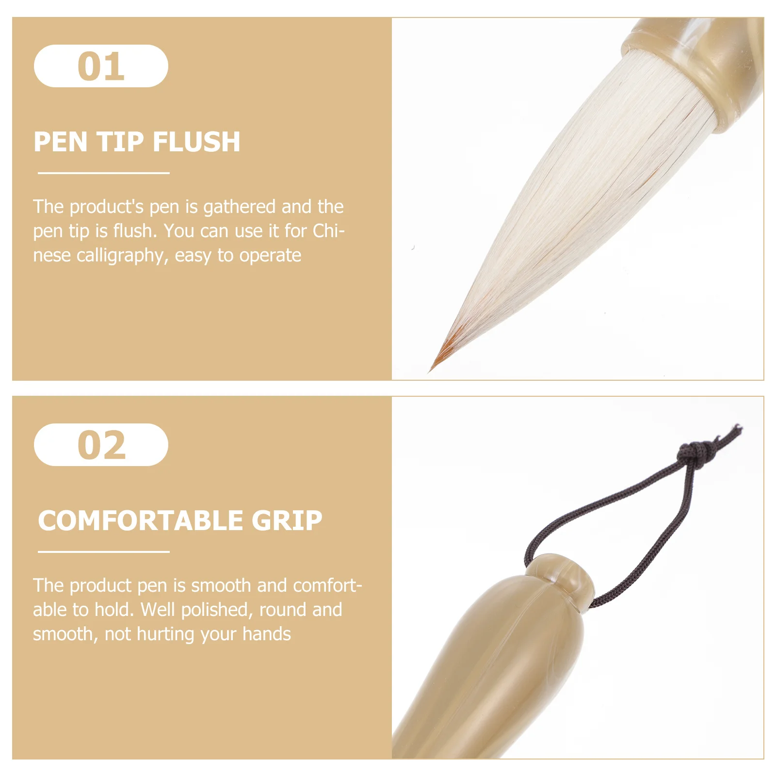 

Chinese Calligraphy Brush Pen Smooth Writing Professional Art Stationery For Beginners Students Artists Portable Traditional