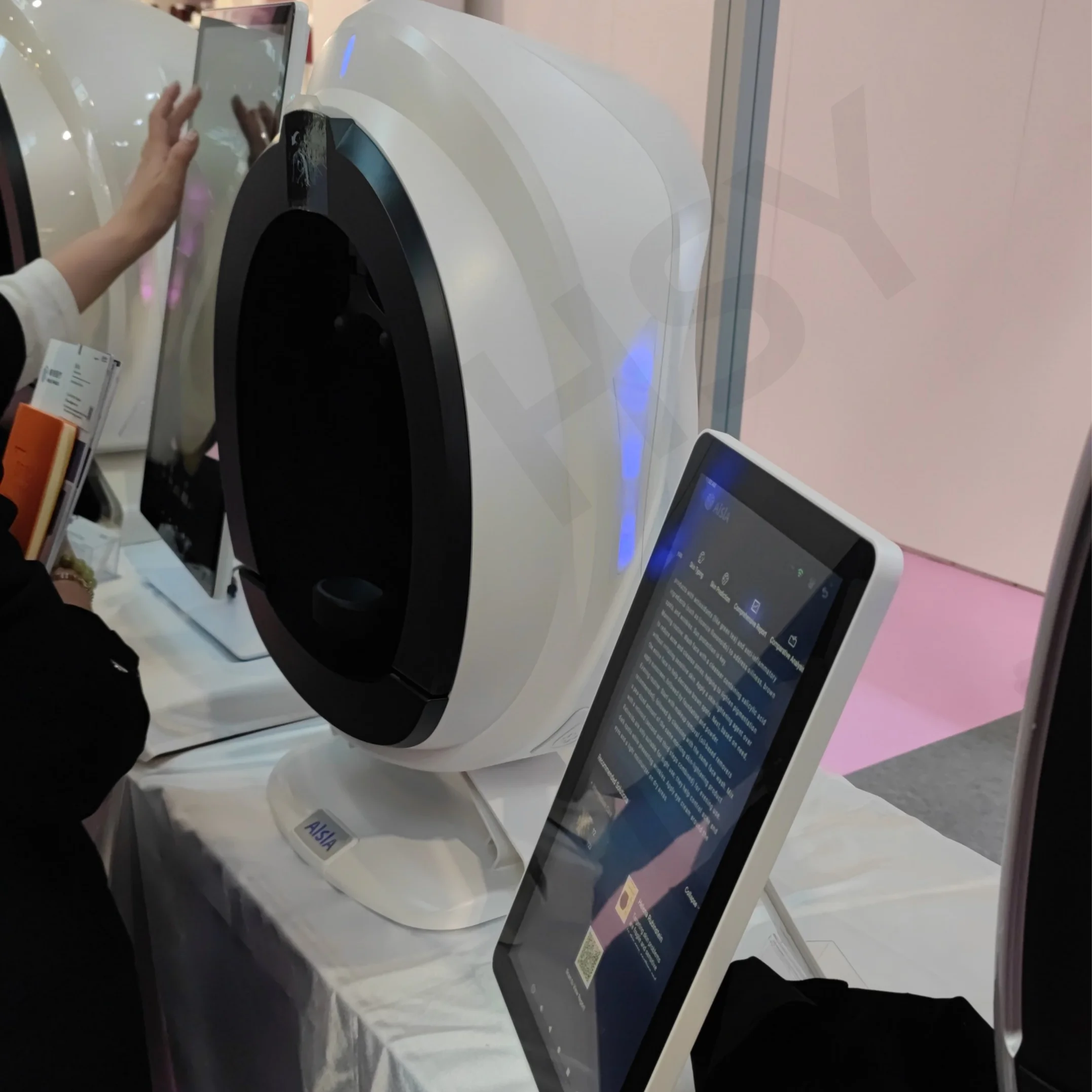 

Анализатор кожи лица AISA Q1 O1 X5 3D AI: Диагностический сканер-тестер для кожи лица, цифровое зеркало-анализатор Magic Face Mirror