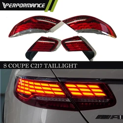 2014-2017Year S Class C217 Car Auto Light S Coupe Taillight S450 S300 S350 S63 Tail Lamps Break Light LED c217 lamps