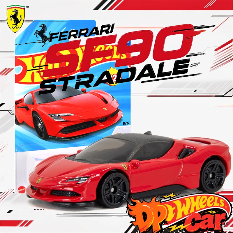 

Mattel Hot Wheels Ferrari SF90 Stradale 1/64 Diecast Model Toy Cars