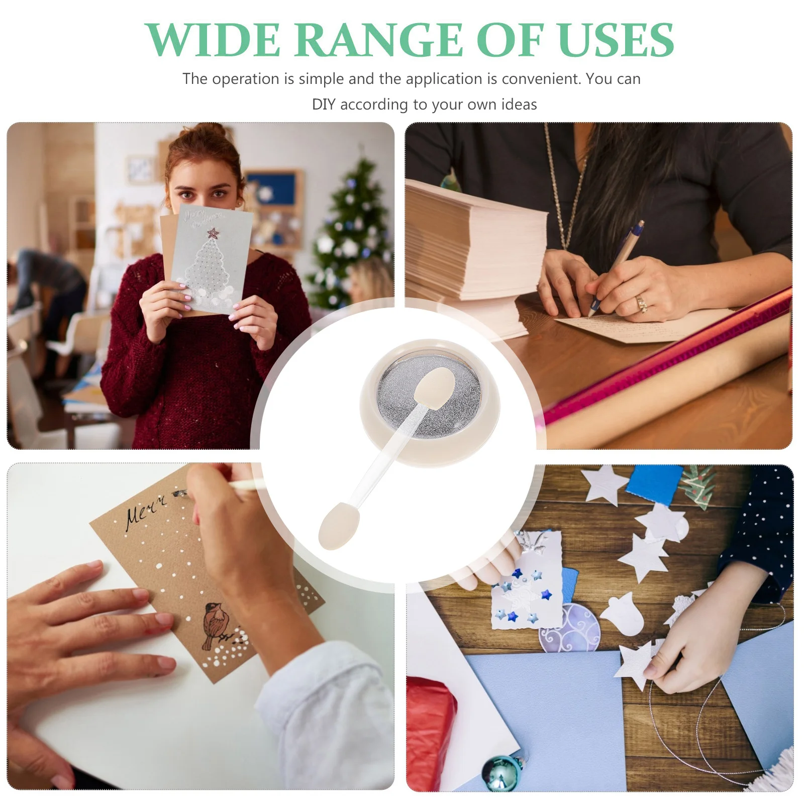 

1 Set Fire Seal Durable For Stamper Diy Accessory Brush Included Premium Decorative Creative Handbook Supply Sturdy Stamp Wax