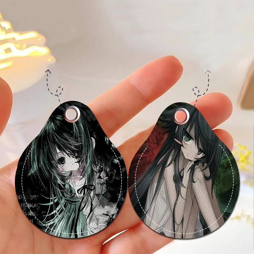 S-Saya No Uta The Song Of Saya Water Drop Shape Community Access Card Holder Elevator Card Sensor Drop Card Protector Keychain
